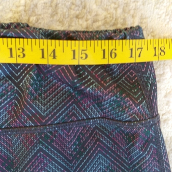 Pro Player Activewear Cropped Ankle Pants XL Multicolored Pattern - Picture 12 of 14